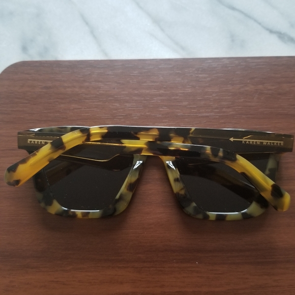 Karen Walker Alexandria Crazy Tort Sunglasses - Picture 8 of 15